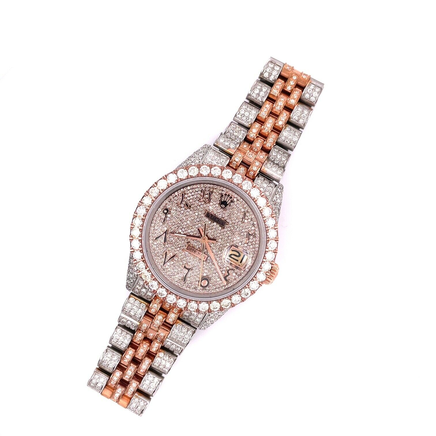 Rolex Date Just 36mm Iced Out / Buss Down / Other Options Available