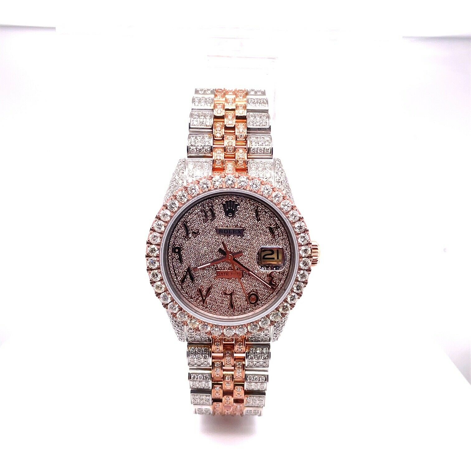 Rolex Date Just 36mm Iced Out / Buss Down / Other Options Available
